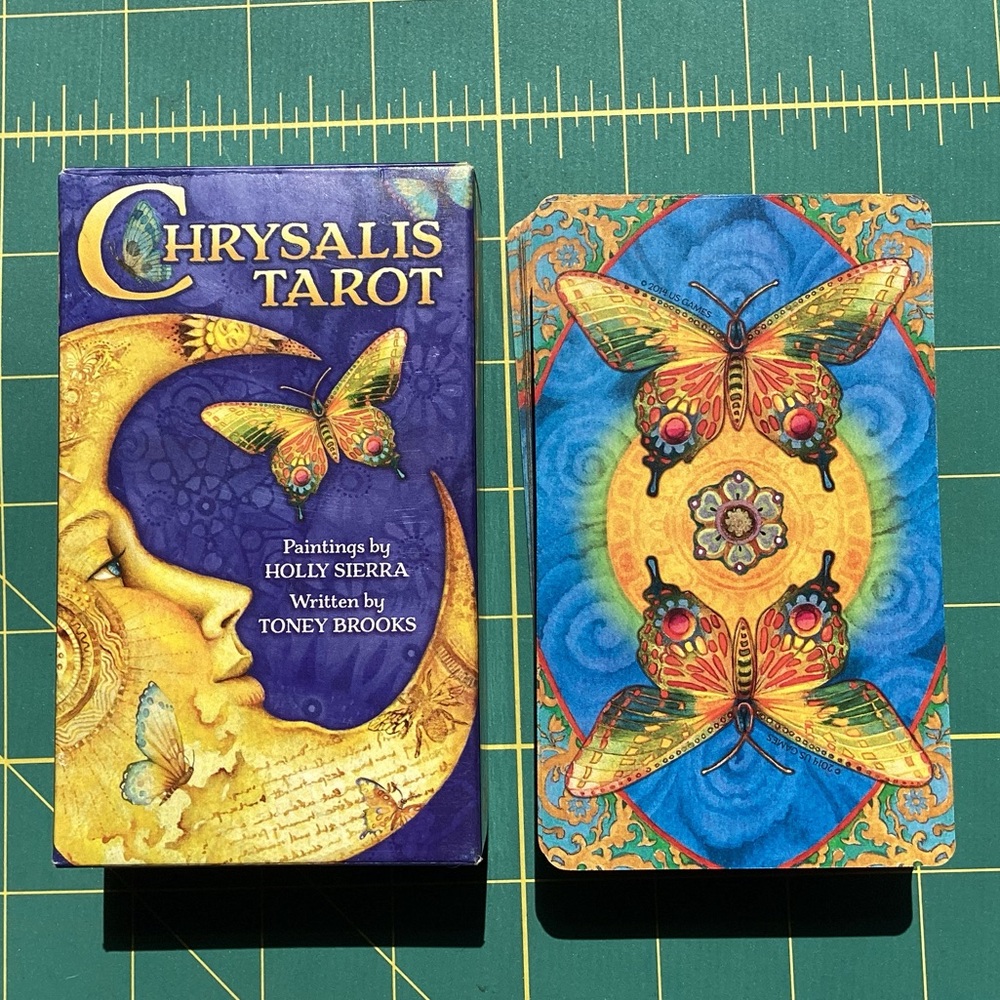 Chrysalis Tarot Deck Fairy Ring Spread & Guidebook Boho Spirituality Gifts Art